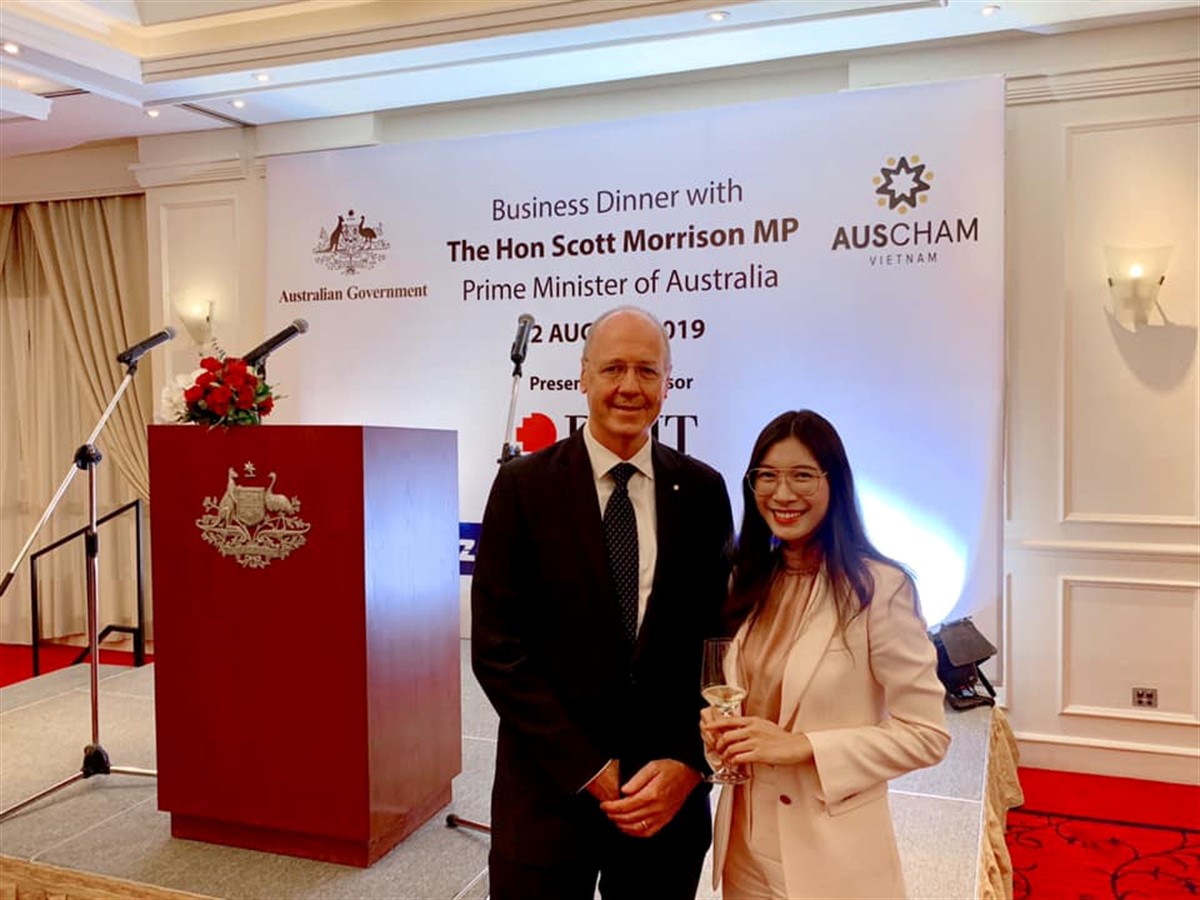 Read more about the article MS. NGUYỄN NGỌC MỸ THAM DỰ BUSINESS DINNER CÙNG THỦ TƯỚNG AUSTRALIA