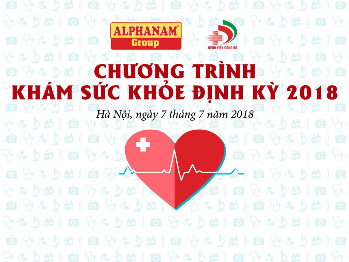 Read more about the article ALPHANAM TỔ CHỨC KHÁM SỨC KHỎE ĐỊNH KỲ NĂM 2018 CHO CBNV
