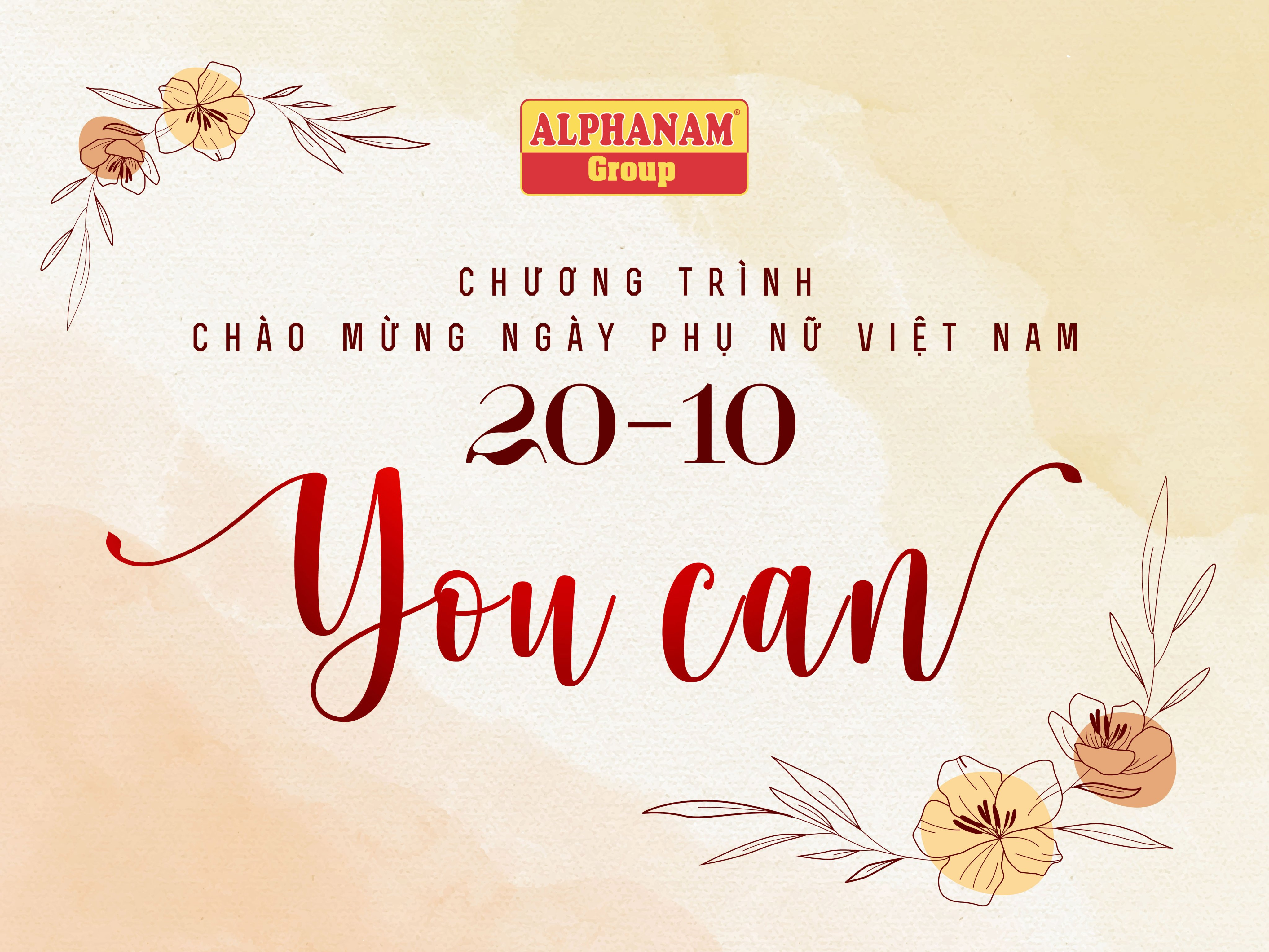 Read more about the article THƯ MỜI THAM DỰ SỰ KIỆN CHÀO MỪNG NGÀY PHỤ NỮ VIỆT NAM 20/10 “YOU CAN!”