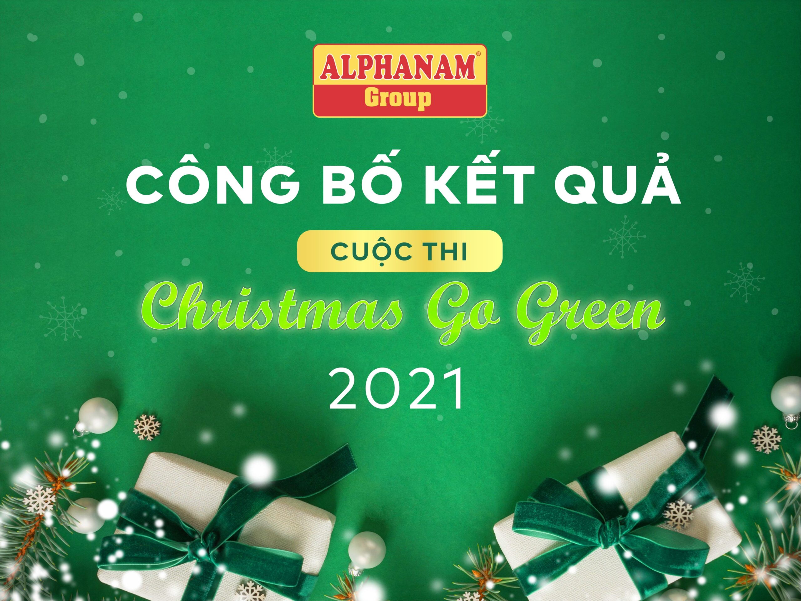 Read more about the article CÔNG BỐ KẾT QUẢ CUỘC THI ”CHRISTMAS GO GREEN 2021”