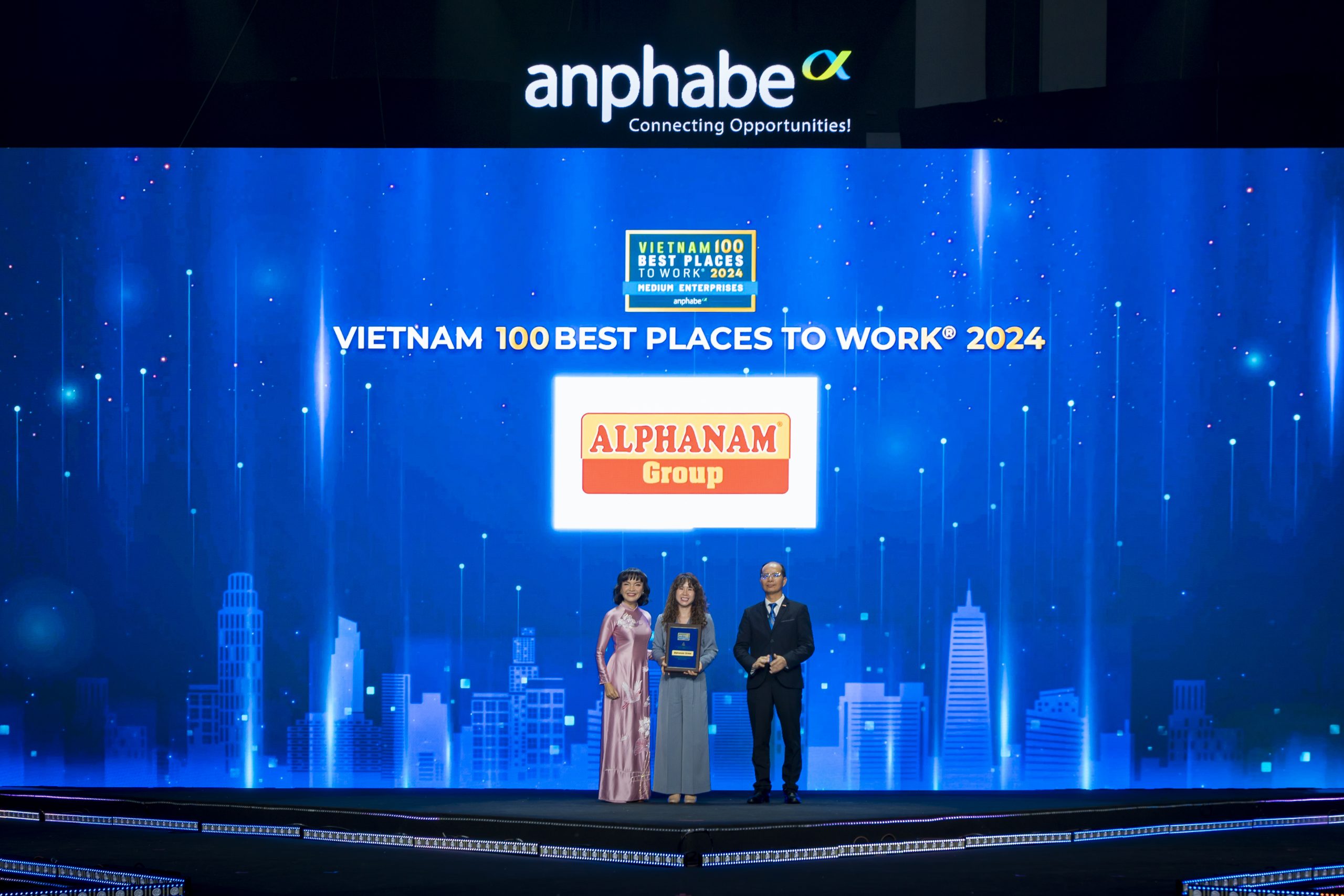 ALPHANAM GROUP ĐƯỢC VINH DANH “TOP 100 NƠI LÀM VIỆC TỐT NHẤT VIỆT NAM 2024”